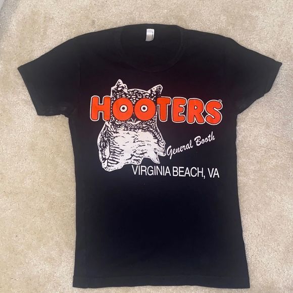 AMERICAN APPAREL - Hooters Shirt - Picture 1 of 4
